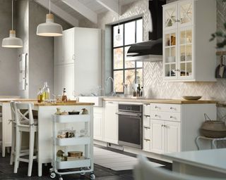 white kitchen